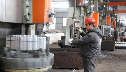 鍛造的力量 馬鞍山市廣源法蘭環(huán)件生產(chǎn)車間紀(jì)實(shí)